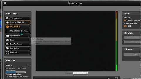 05.  Importing Media: Tape and Disc