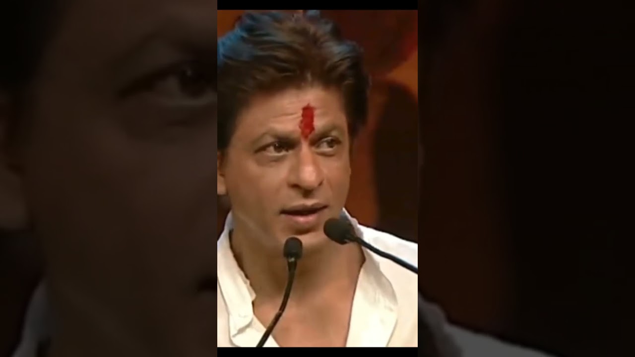 once Shahrukh khan said.... 