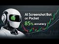 Pocket Option strategy with AI Screenshot Robot | Trading Bot | binary options strategy