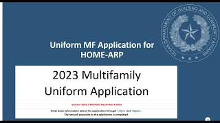 HOME-ARP Rental Application – New Applicants Webinar