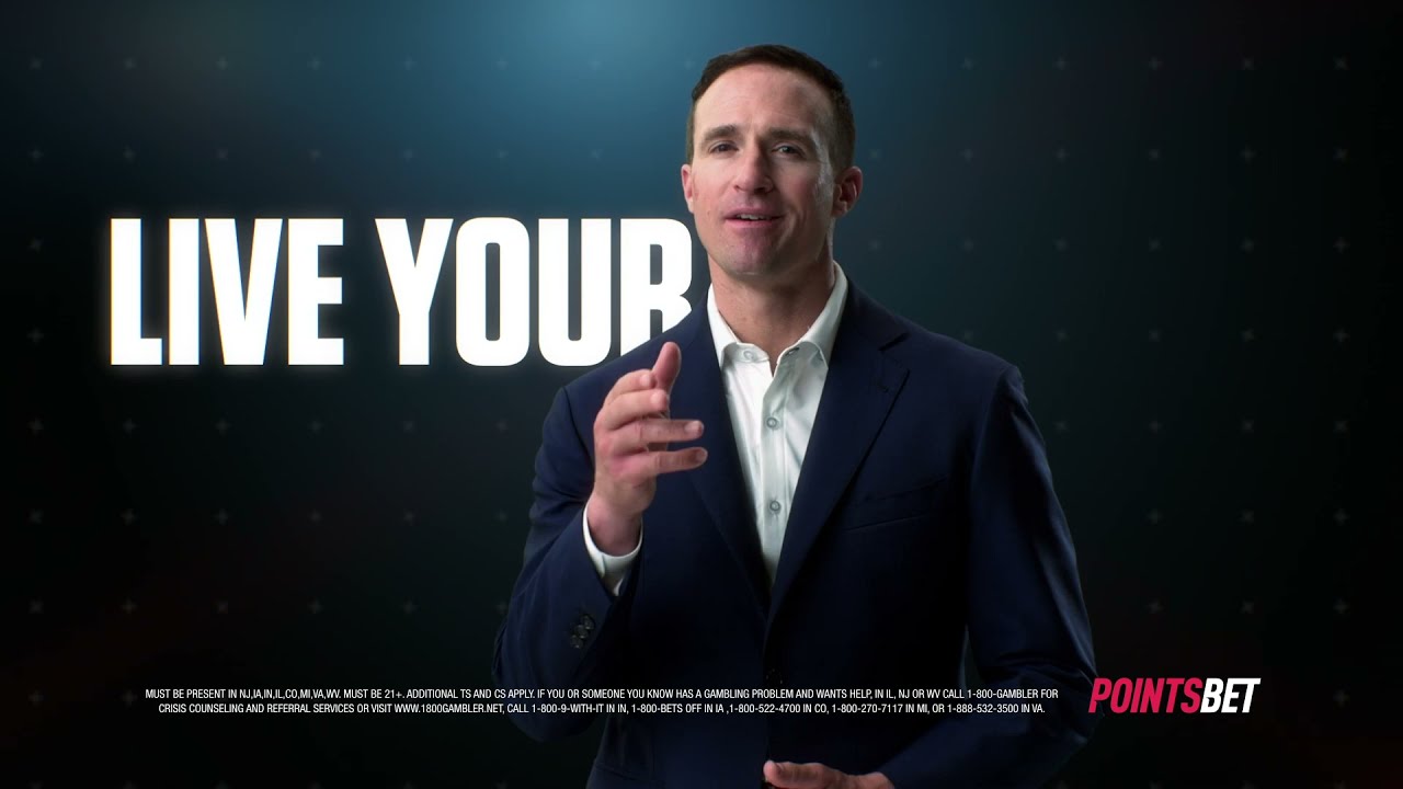 Live Your Bet Life In Illinois Drew Brees x PointsBet Sportsbook