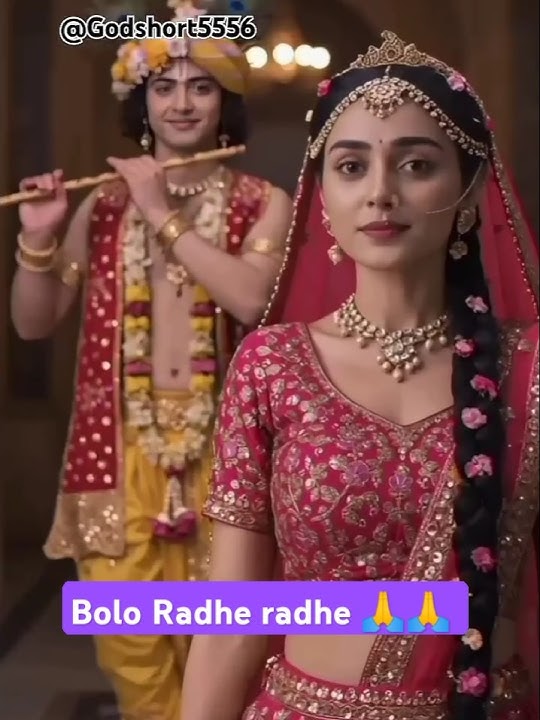 Radha Krishna love ♥️#Chalo ab sacha bata do pyar hamse karte hona #love short video #