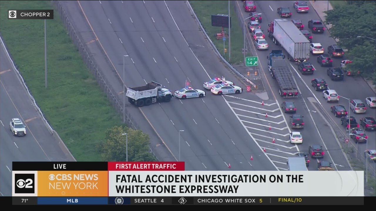 Deadly wrong way crash shuts down Whitestone Expressway - YouTube