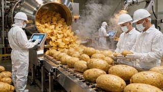 Inside the Largest High-Tech Pringles Factory | From Whole Potatoes to Perfectly Stacked Chips