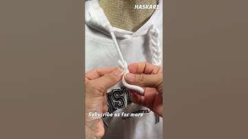 life hacks| How to tie hoodie string#shorts  #diycraft #handmade #simpleandeasy #howtomake #strings