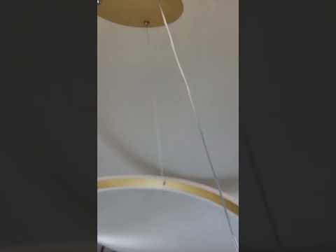 Підвісна золота люстра 2337/60GD, видео 1