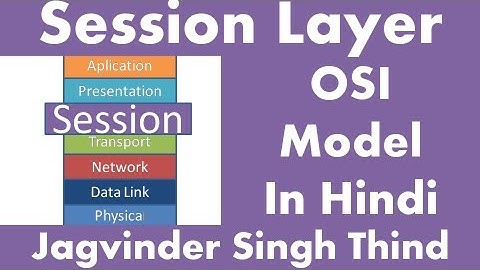 ✅ Session Layer in OSI Model in hindi