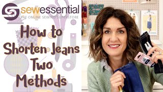 How to Shorten Jeans  Two Methods