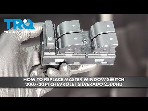 How to Replace Master Window Switch 2007-2011 Chevrolet Silverado 2500HD