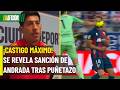 Sanción histórica: castigan a Andrada por agresión en Zaragoza vs Huesca