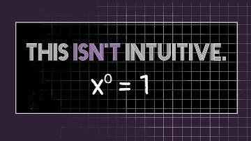 Why does the power of 0 equal 1?