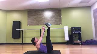 Dumbbell Toe Touches
