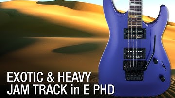 E Phrygian Dominant Heavy Rock Backing Track Jam