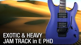 E Phrygian Dominant Heavy Rock Backing Track Jam chords