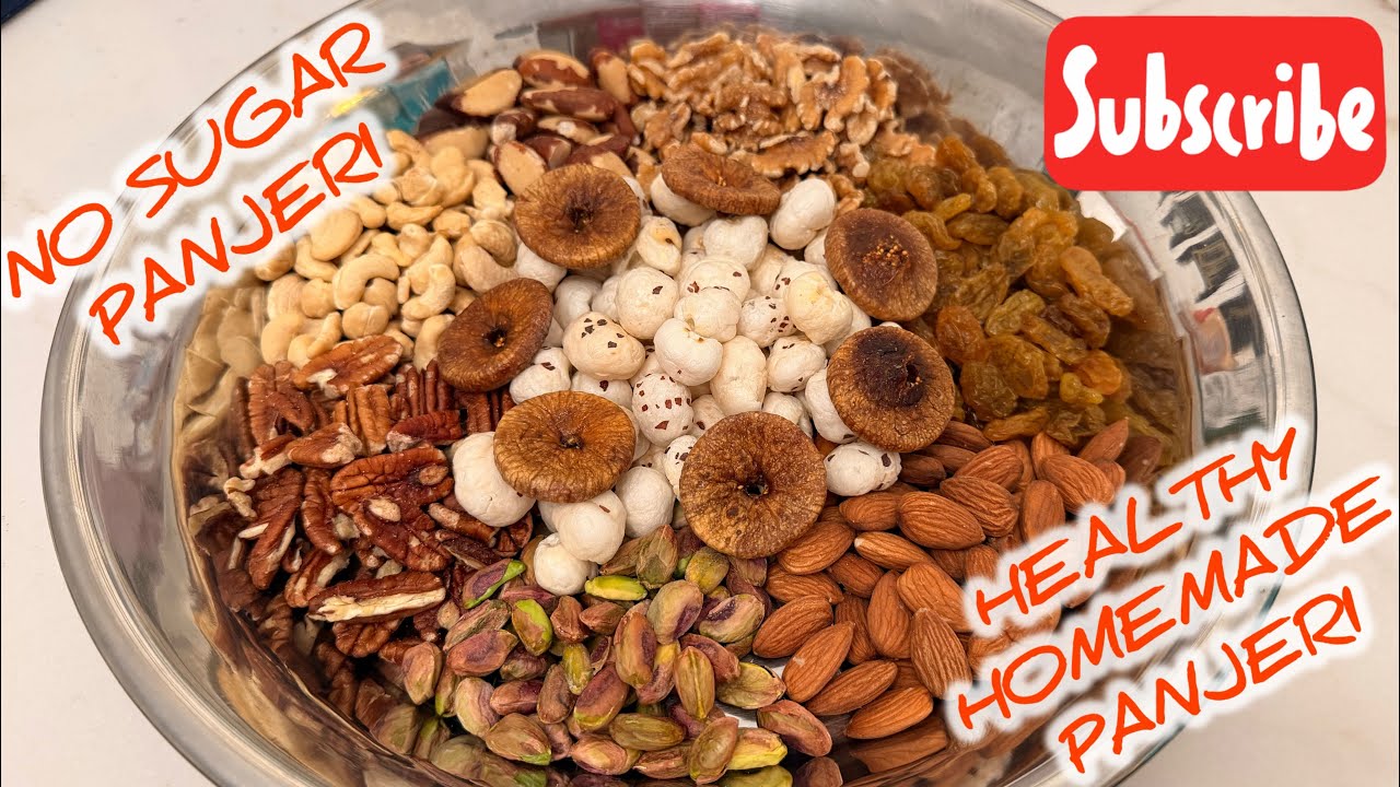 Healthy Homemade No Sugar Dry fruit & seeds Panjeri for New moms & immunity booster for winter 