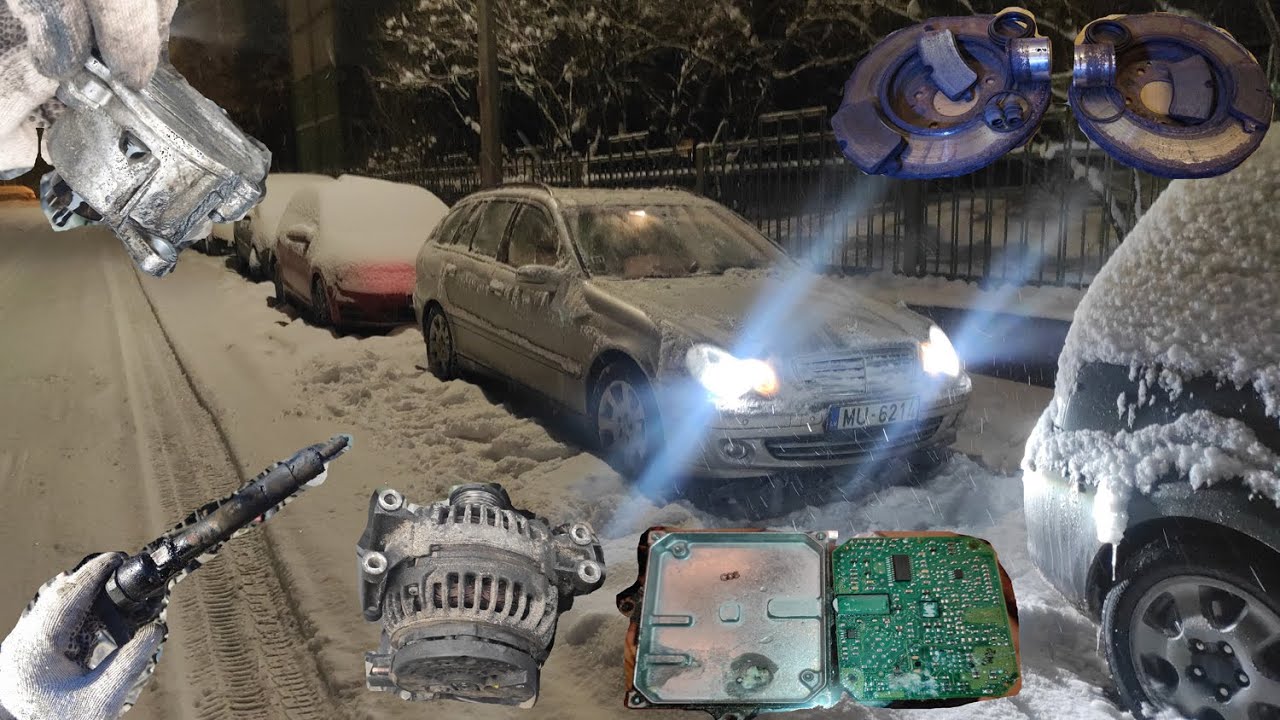 Dienasgrāmata@Mercedes-Benz C200 CDI [Bremzes, Vakumņiks, Ģenerātors, Sprauslas, Hrenons]