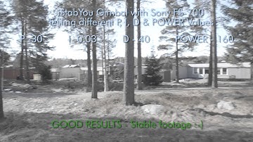 Gimbal - Tweaking P - I - D values Simple BGC