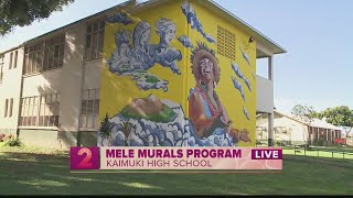 Take2: Student made Murals at Kaimuki High School