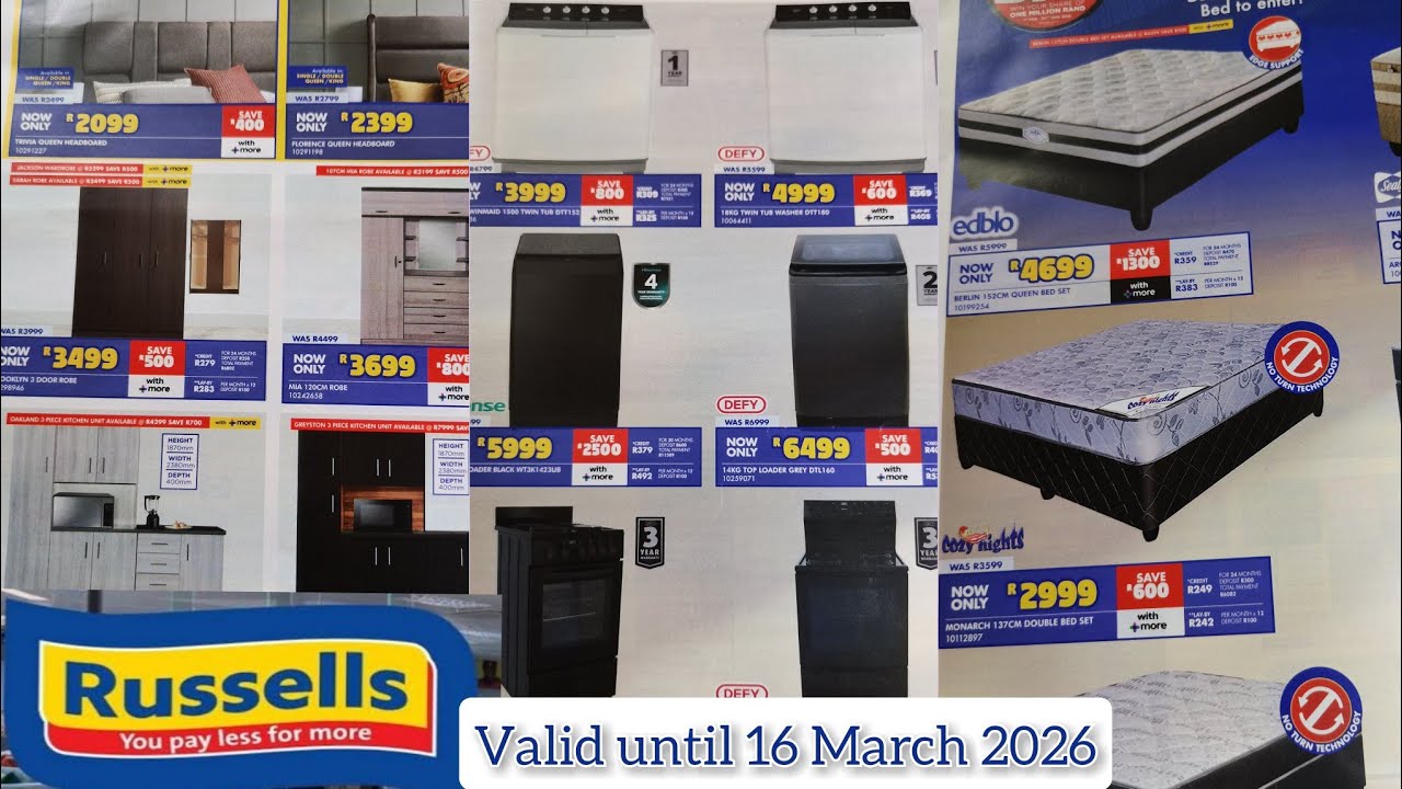 RUSSELLS || МЕБЕЛЬ И БЫТОВАЯ ТЕХНИКА ДЛЯ ДОМА