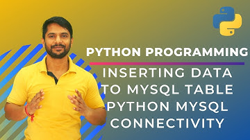 Inserting Data to MySQL Table through Python Code | Python MySQL Connectivity | In Hindi