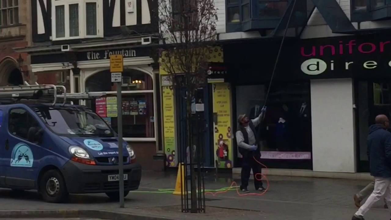 Commercial window cleaner Leicester and Leicestershire YouTube