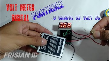 CARA MEMBUAT VOLTMETER SEDERHANA