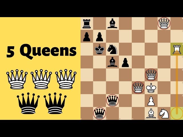 5 Queens Chess Game  Alekhine vs NN 1915 