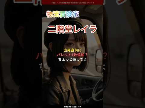 【物流冒険家 二階堂レイラ】「あとパレット1枚追加して」無理言わないでよ#物流 #物流業界 #トラックドライバー #トラック運送会社 #shorts - ロジバード プラス CH