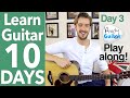 Guitar Day 3 Demo/ Play a long - 'Three Little Birds' Cover - Bob Marley