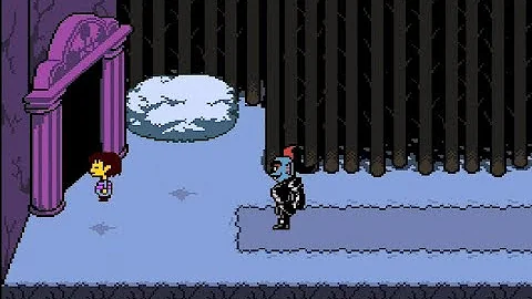 Undertale How far could Undyne chase you?