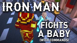 Iron Man Suit Flying! (MCPE Command Tutorial)