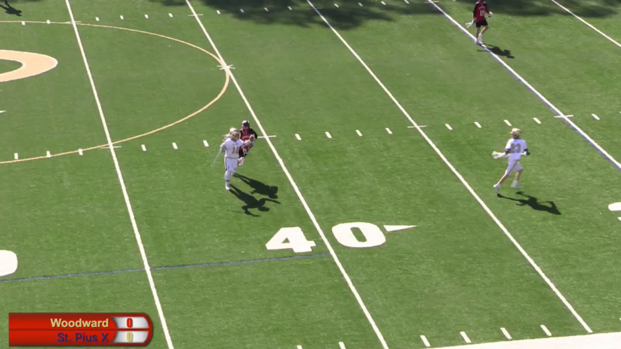 Woodward JV Men's Lacrosse vs St. Pius X, 4.19.18 YouTube