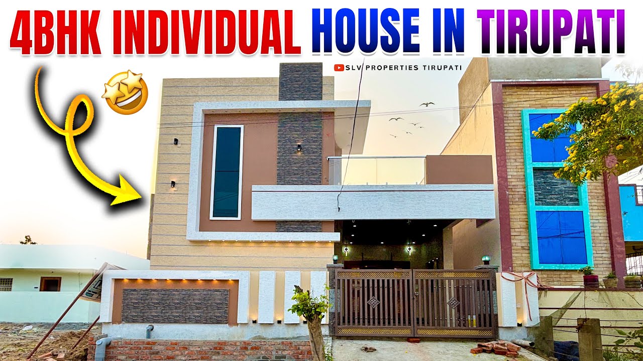 4bhk individual house for sale in tirupati | East facing | 54ankanams | 30x64 | #slvproperties 
