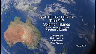 Allonautilus, Nautilus Survey, Solomon Islands 2019:  TRAP #12