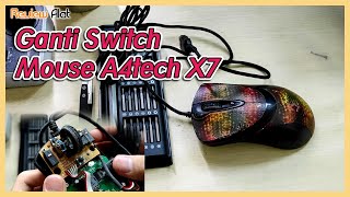 Proses Ganti Tombol Switch Mouse A4tech X7