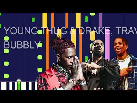 Young Thug & Drake, Travis Scott – BUBBLY (PRO MIDI FILE REMAKE) – "in the style of"