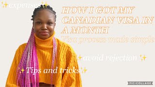 HOW TO GET A CANADIAN VISA FROM NIGERIA IN 2021 *tips and tricks*| study in Canada| Visa Rejection.