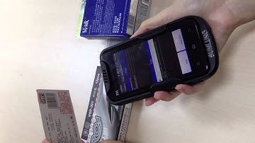 Wireless Mobile Barcode Scanner MS50 scan barcode on stationery.rmvb