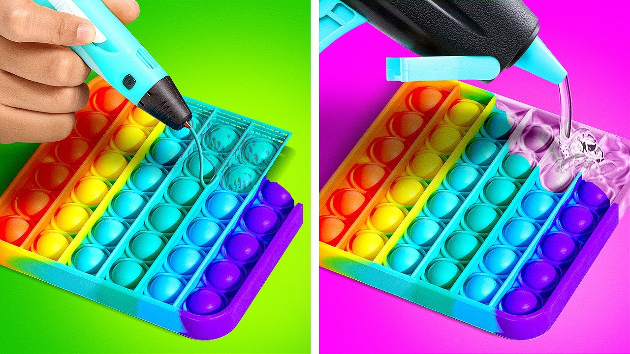 FANTASTIQUES ASTUCES AVEC UN PISTOLET À COLLE & UN STYLO 3D