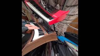 Prophet 5 and Mutable Instruments Clouds