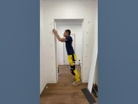 Установка дверного портала! - YouTube