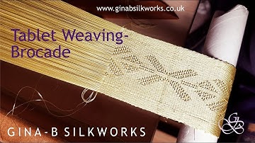 Tablet Weaving - Brocade