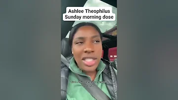 Theophilus Sunday 's fiancee.... Ashlee white