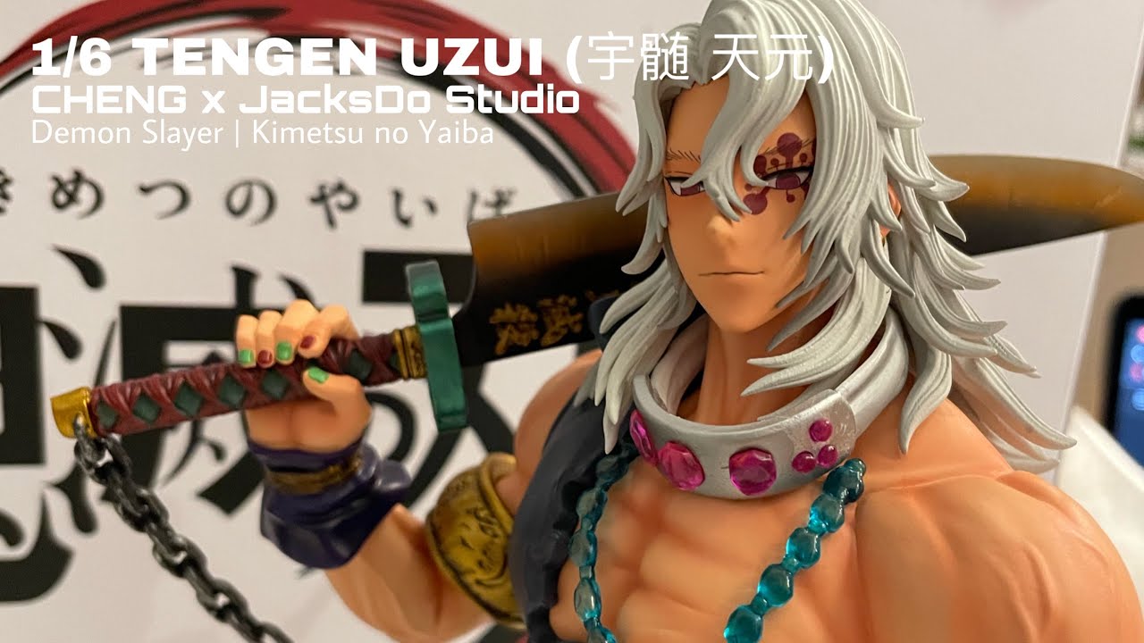 Unboxing 1/6 TENGEN UZUI (宇髄 天元) CHENG x JacksDo Studio
