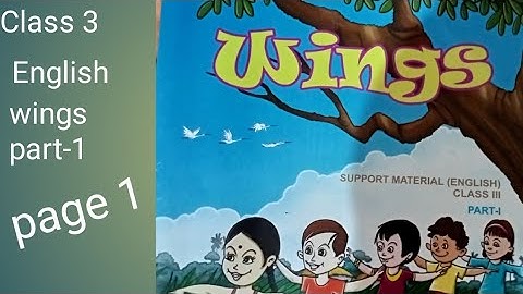 Class 3 English wings part-1 page 1