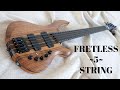 Making a Five String Fretless Bass - Custom Neck Thru