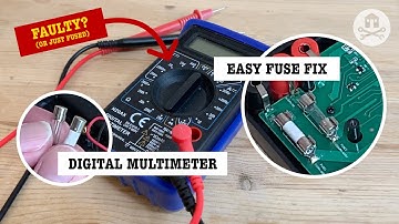 Faulty digital multimeter? An easy guide to replacing the internal fuse