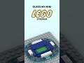 Guess the mini lego football stadium  #lego #football #soccer #footballshorts