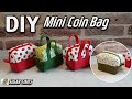 DIY BEGINNER able Mini coin BAG!!  | 미니동전지갑| 키링만들기| Mini coin bag Easy Sewing Tutorial