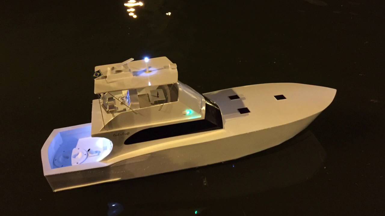rc center console boat